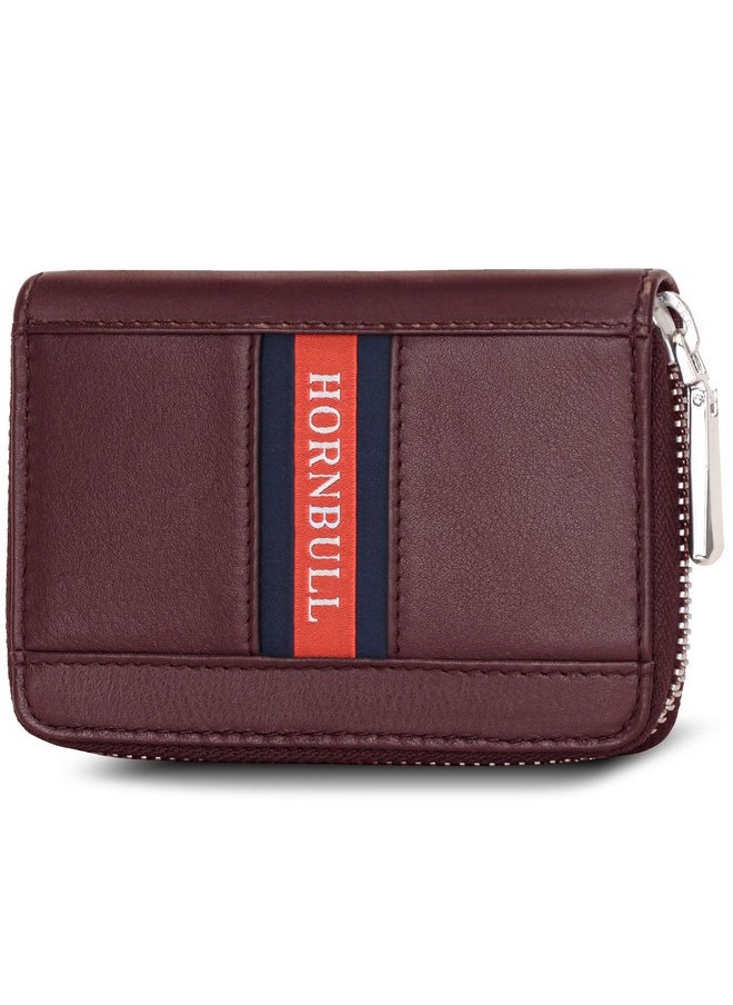 HORNBULL HORNBULL Dixon Brown RFID Blocking Leather Wallet for Men | Vertical Credit Debit Card Holder  - Image 2