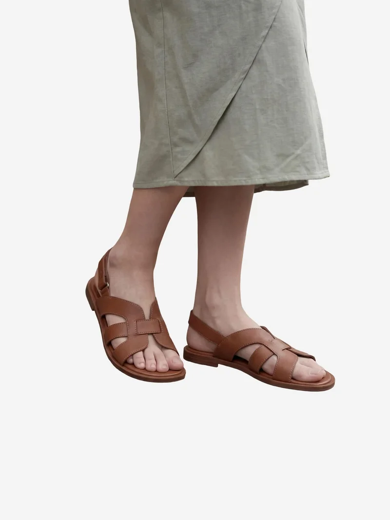 MY FASHION Sage Green MY FASHION Linen Blend Crop Blouse & Accessory Detailed Midi Skirt Two-Piece Set for Women | Best Price UAE