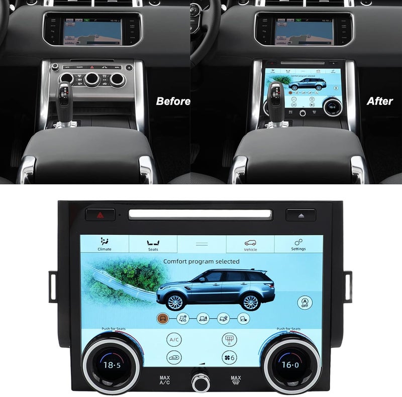 cheekyglo 10 Inch Car AC Touchscreen Car Conversion For Range Rover Sport L494 20132017, Car LCD Touch Screen Car Modification Air Conditioning Climate Control AC Panel Screen - Image 2