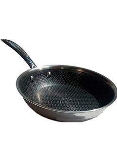 ALDA Alda Nero Tri-Ply Stainless Steel Non-Stick Fry Pan 28 Cm 