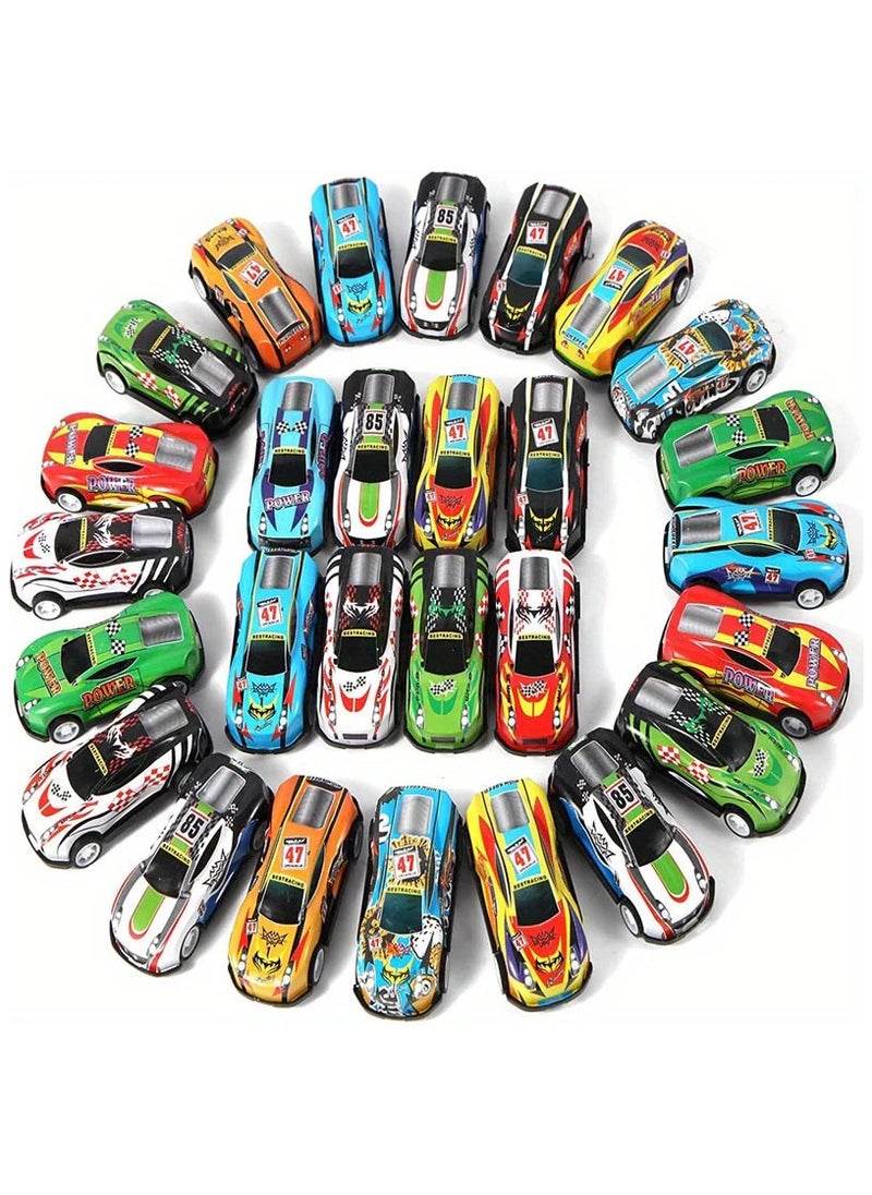 Toy Box - Metal Pull Back Cars Friction Power Alloy Casting Model Cars Mini Race Cars for Toddler 24pcs - Image 1