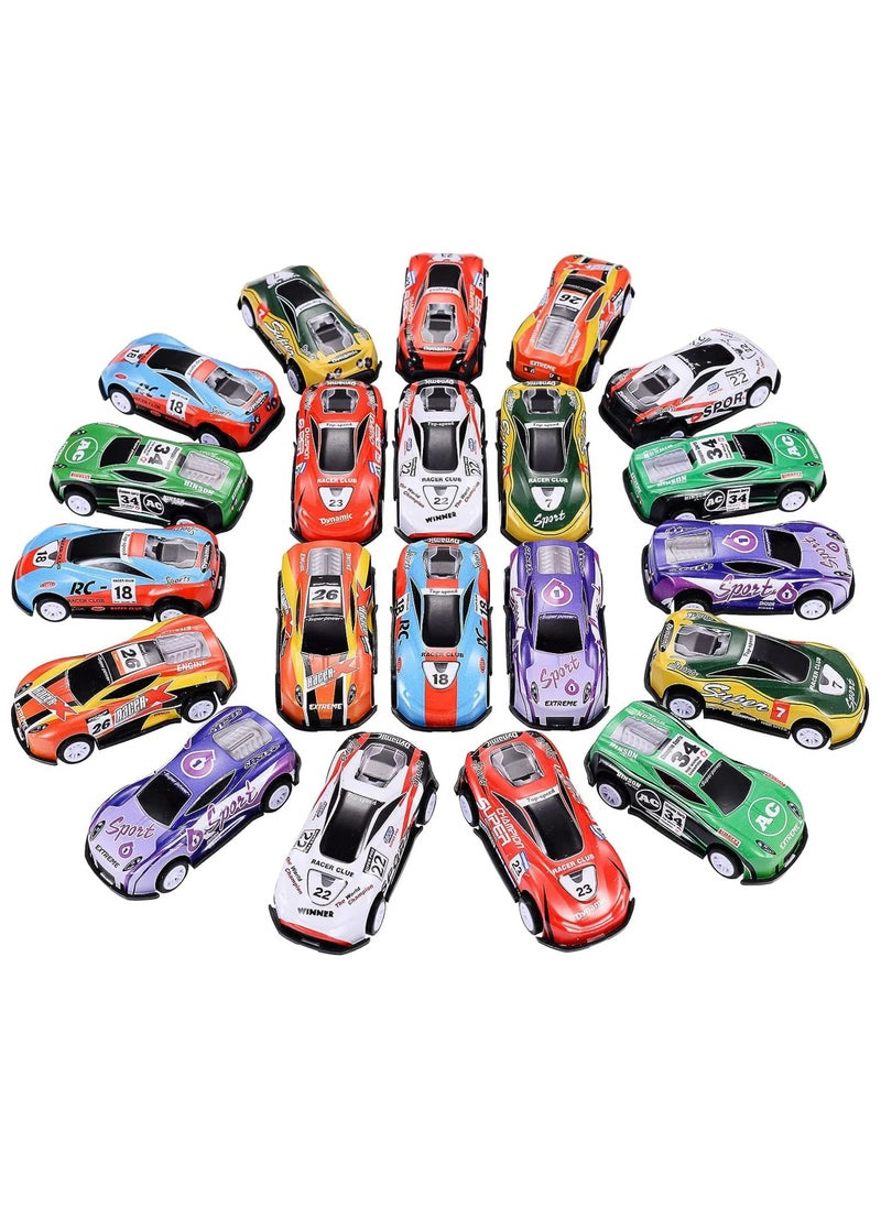Toy Box - Metal Pull Back Cars Friction Power Alloy Casting Model Cars Mini Race Cars for Toddler 24pcs - Image 1