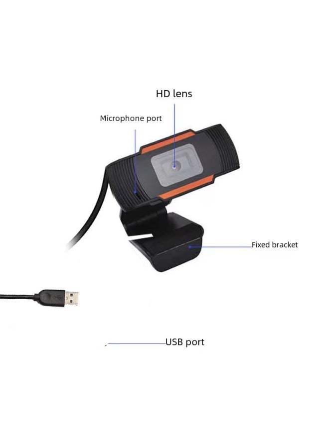 كاميرا ويب عالية الوضوح 1080 بكسل للكمبيوتر وكاميرا USB لاجتماعات البث المباشر عبر الإنترنت وكاميرا رقمية - اللون: B9 2K - Image 5