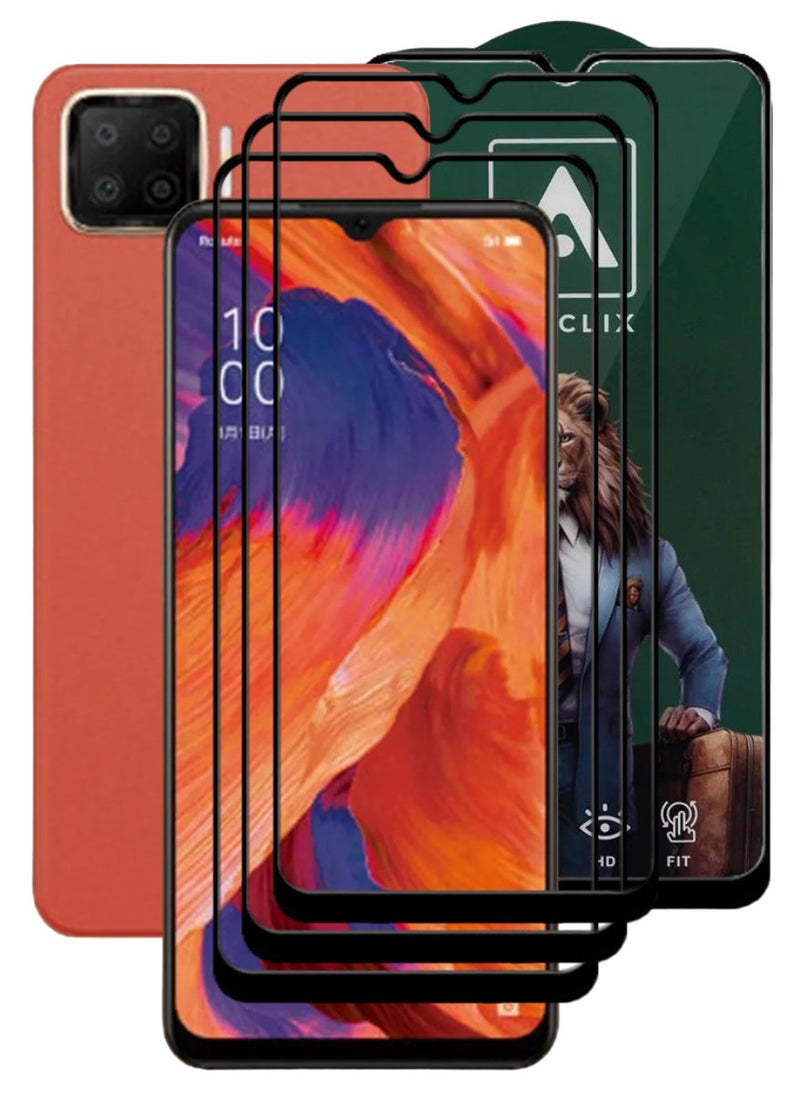 ACLIX 3 Pieces Antistatic ESD Dustproof Premium Quality High Definition Tempered Glass Screen Protector Designed For Oppo A73 - Image 1