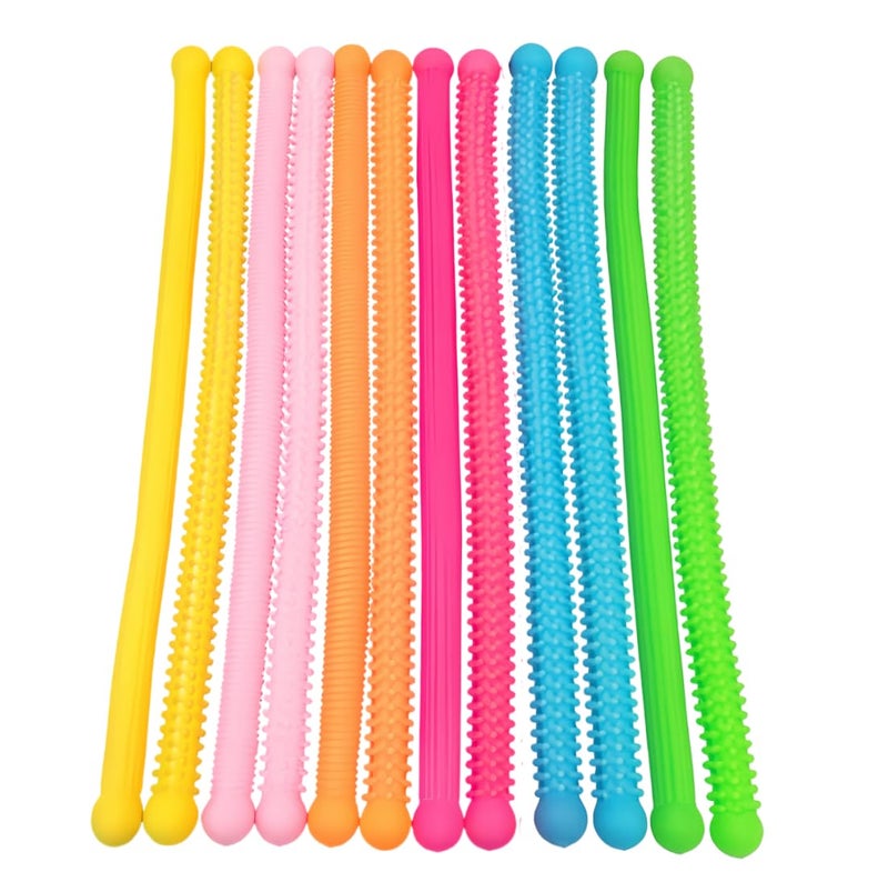 Tresneria Stress Relief Squishy Toy, Soft Squeeze Stress Buster for Kids and Adults, Sensory Fidget Toy (Multicolor Snake) - Image 1