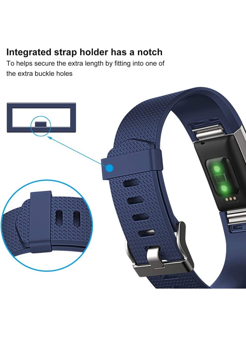 GNAFOTU - 3 Pack Waterproof Bands Compatible with for Fitbit Charge 2 - Image 1