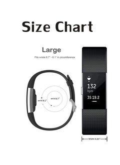 GNAFOTU 3 Pack Waterproof Bands Compatible with for Fitbit Charge 2  - Image 2