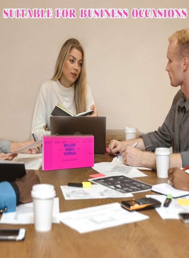 مخطط فيكاسكي الأسبوعي المكتبي لإدارة الوقت، دفتر مهام غير مؤرخ، متتبع العادات - Image 2