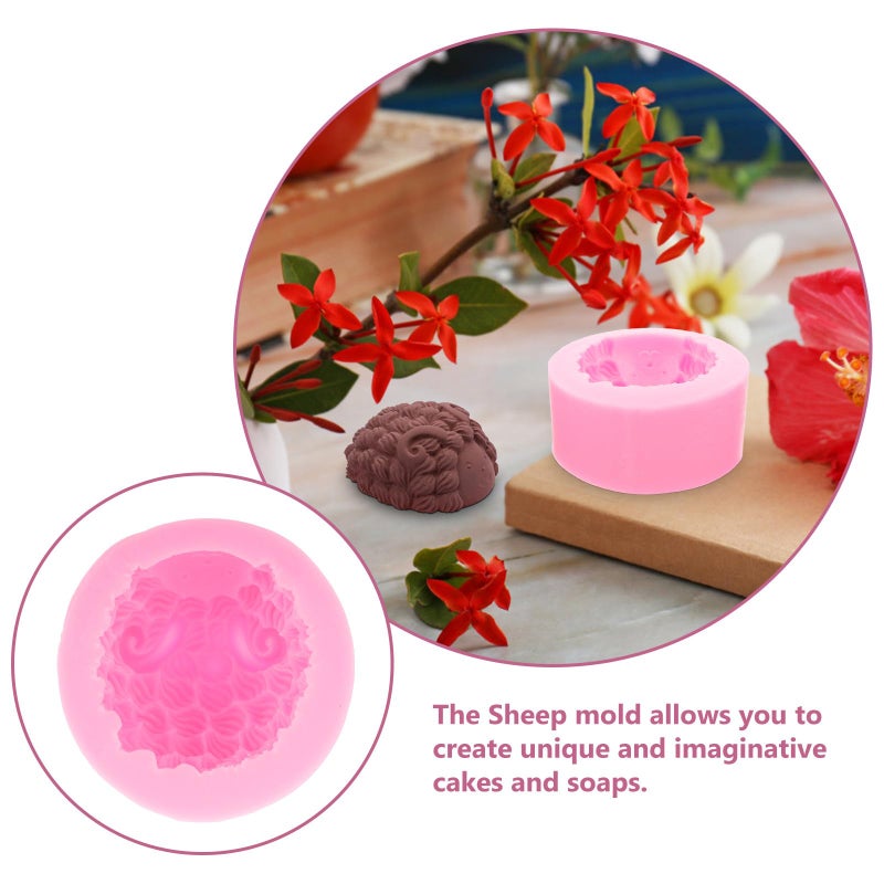 Flexible Food Grade Silicone Sheep Mold for Soap Pastry Candy DIY Crafts - Image 4