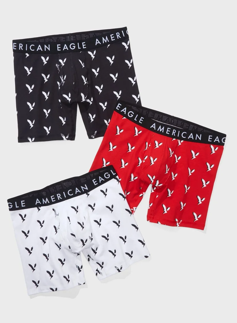 American Eagle 3 Pack Assorted Boxers