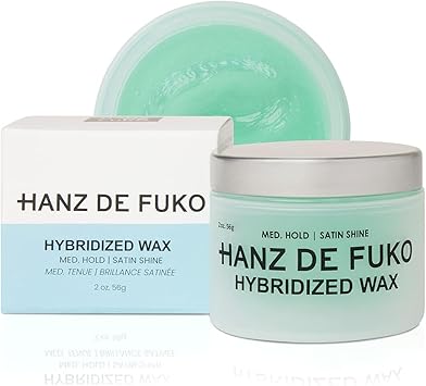 hanz de fuko شمع هانز دي فوكو الهجين للرجال بتثبيت متوسط لمسة ساتانية 56 جرام - Image 1