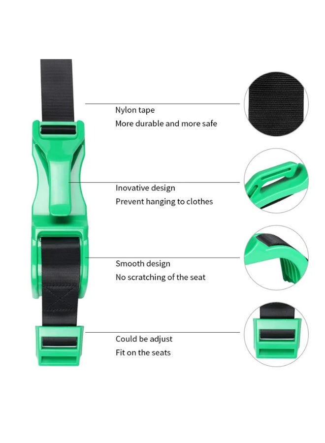 Pregnancy Car Seat Belt Adjuster | Pregnancy Seat Belt Stabilizer for Safe & Comfortable Travel – Protects Belly & Fetus, Easy to Install, Universal Fit—Green - Image 2