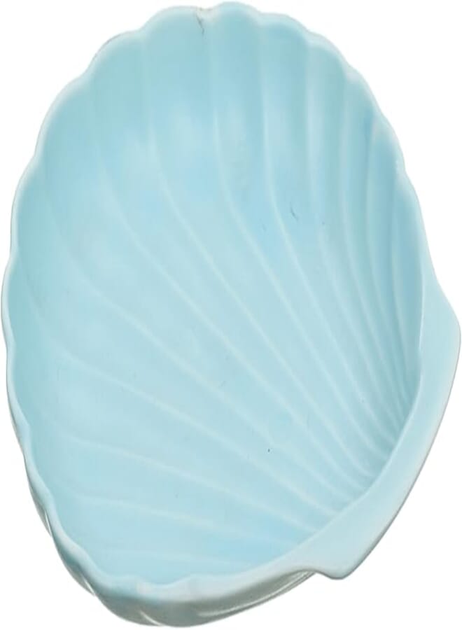 Rosa Porcelain Matt Dessert Plate, 21 cm Diameter, Light Blue