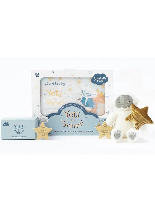 Slumberkins Yeti to Shine - Promotes Mindfulness, Connection, & Play - Includes Yeti to Shine Book, Yeti & Her Shine Bright Star Plushes & Activity Tokens - Holiday Toys for Boys & Girls - Image 2