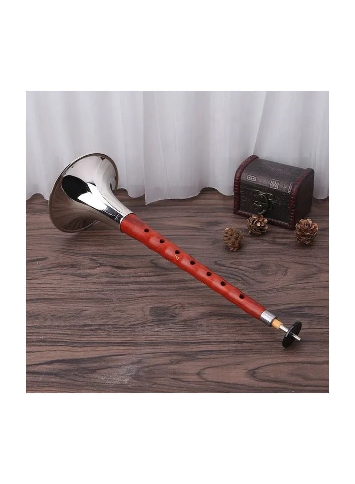 1-Piece Chinese Folk Wind Musical Instrument Suona,D Tuning Chinese Folk Musical Instruments Shanai - Image 5