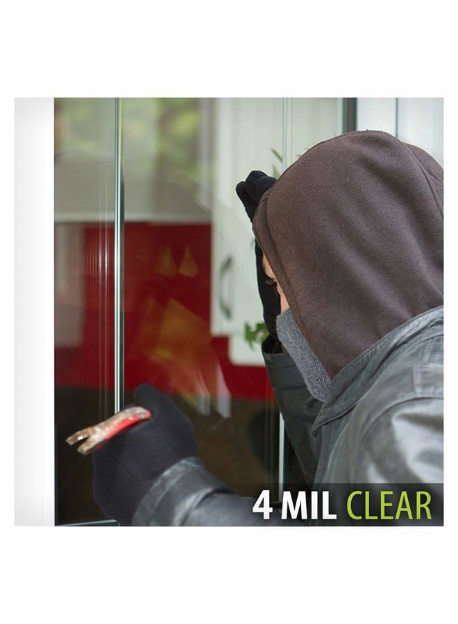 BDF S4MC Window Film Security and Safety Clear 4 Mil (30in X 24ft) - Image 5