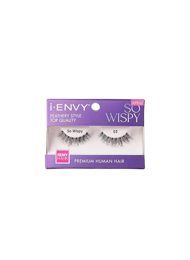 KISS So Wispy Premium Human Hair 03 KPE60