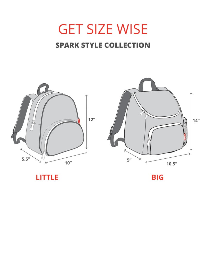 Skip Hop Little Kid's Backpack, 12 inches, 3 years+, Sparks Seashell - Image 4