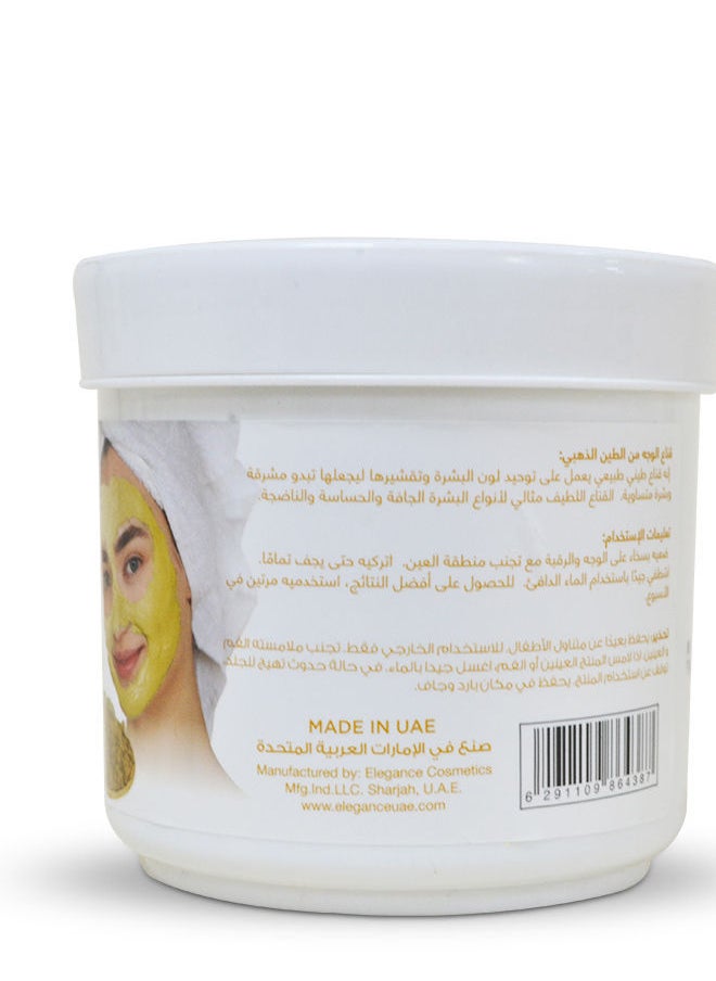 Pretty Be - Gold Clay Face Mask, With Gold Pigments - 600ml - Image 1
