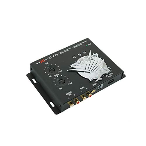 SoundXtreme ST-AP6 1/2 Din Car Audio Digital Processor, 13.5V, Bass Maximizer & Sound Restoration w/Includes a Dash Mount Remote Control and Light Display, 10.4x2.3 x 8.6 inches - Image 4
