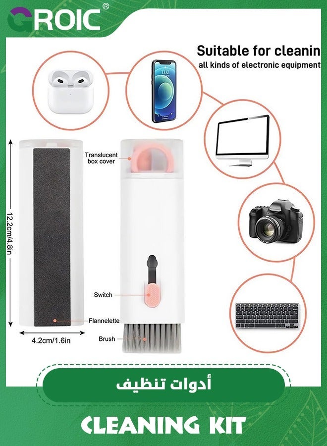 GROIC Keyboard Cleaner Kit Cleaning Tool 7 in 1 for Airpod iPhone MacBook Laptop Monitor Computer Brush, Apple Airpods Cell Phone Earbud PC iPad and Electronic Screen Cleaners  - Image 5