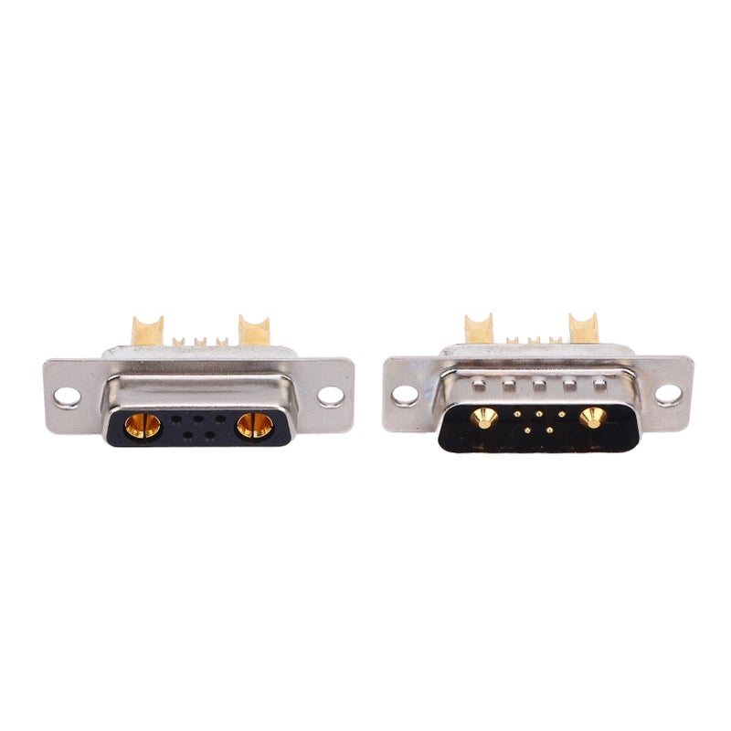 D Sub Power Connector: 7W2 20A Copper Pins IP68 Waterproof - High Current Transfer Efficiency Male Female Connector for Balance Car Electrical Connections - Image 1