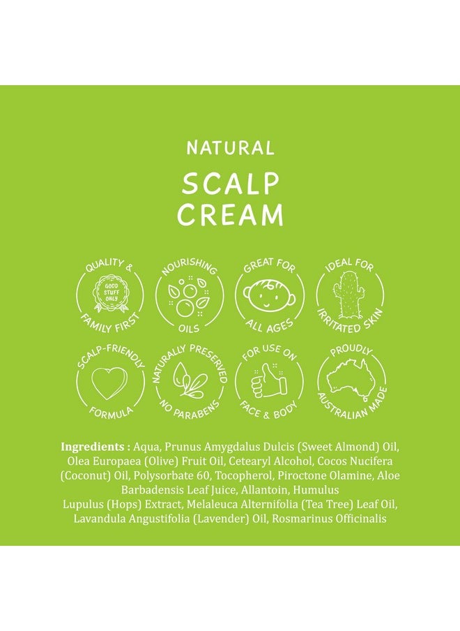 MOOGOO - Scalp Cream Natural Scalp Treatment Cream For Itchy Scalp Soothing Dry Scalp Moisturizer For Use Around The Scalp Ears Hairline Eyes & Nose. - Image 1