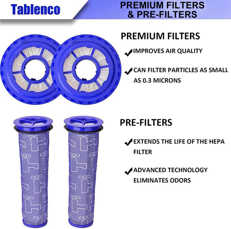 Tablenco 6 Pack Replacement Filters for Dyson DC65 Animal Complete Upright Vacuum Cleaner and DC41, DC66, UP13, UP20 Multifloor Ball - Part# 920769-01 & 920640-01 - Image 5