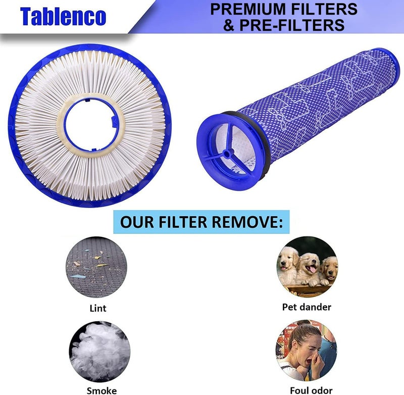 Tablenco 6 Pack Replacement Filters for Dyson DC65 Animal Complete Upright Vacuum Cleaner and DC41, DC66, UP13, UP20 Multifloor Ball - Part# 920769-01 & 920640-01 - Image 3