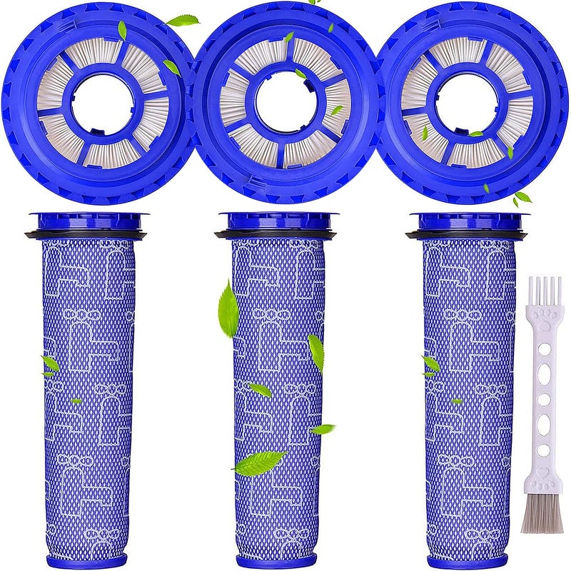 Tablenco 6 Pack Replacement Filters for Dyson DC65 Animal Complete Upright Vacuum Cleaner and DC41, DC66, UP13, UP20 Multifloor Ball - Part# 920769-01 & 920640-01 - Image 1