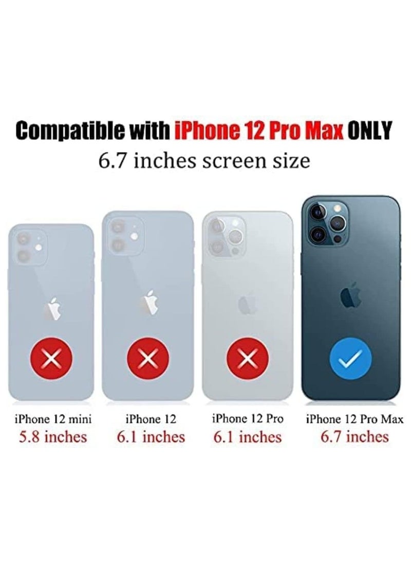 Generic - Generic Silicone Case Compatible with iPhone 12 Pro Max, Slim Liquid Silicone, Layers of Soft Gel Rubber Shockproof, Protective Phone Case Cover with TPU Lining (Pink) - Image 1