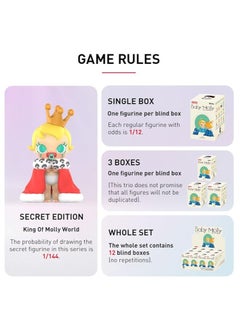General POP MART Baby Molly When I Was Three Pop Characters Anime Action Figures Collectibles Collector's Art Toys Toy Character Gifts Random Character 1 Piece  - Image 5