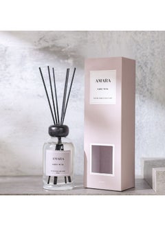Amara Amara Reed Diffuser White Musk | Luxury Scented Diffuser for Home | Fresh & Clean Fragrance Aromatherapy Natural Room Freshener Long Lasting Soft Musk Scent  200 ml  - Image 2