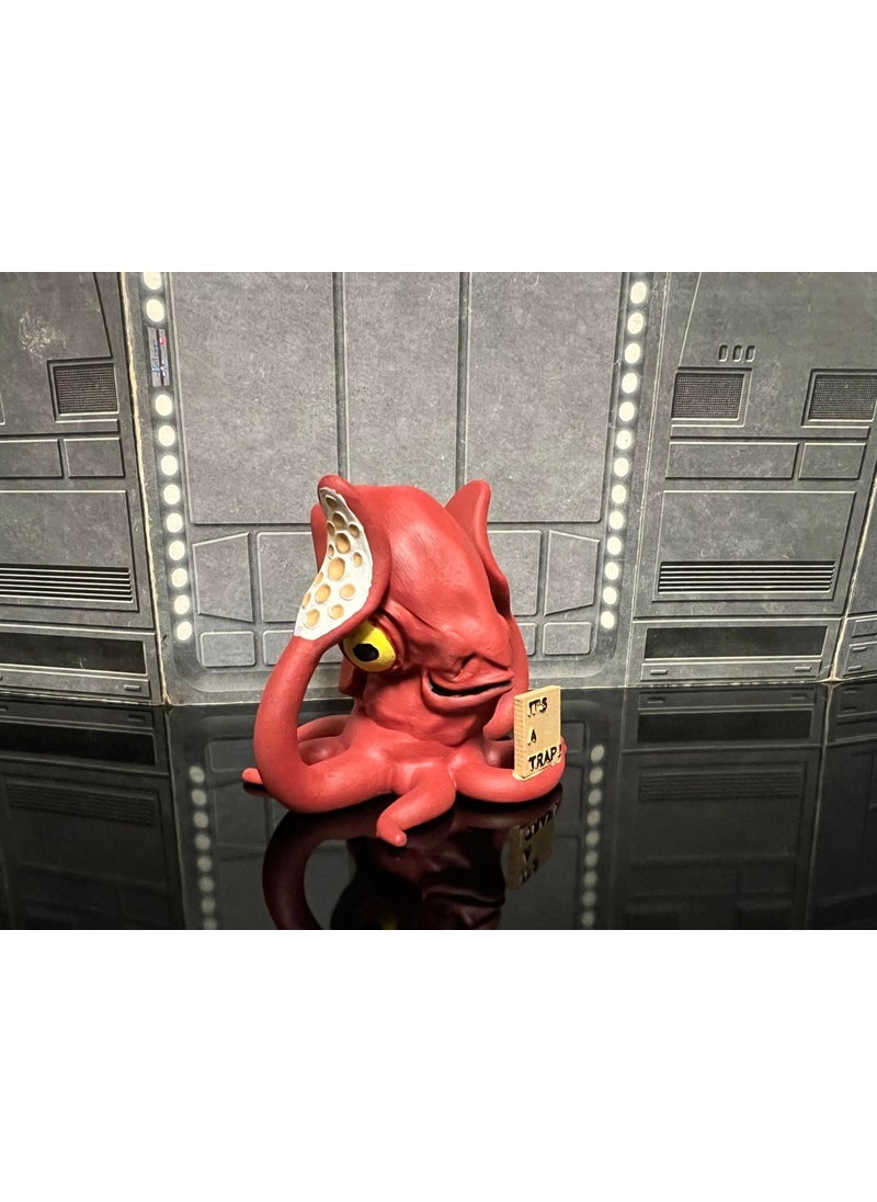 3D Layer Craft - Star Wars Admiral Ackbar It's A Trap Custom Action Figure It's A Trap Decor - Image 1