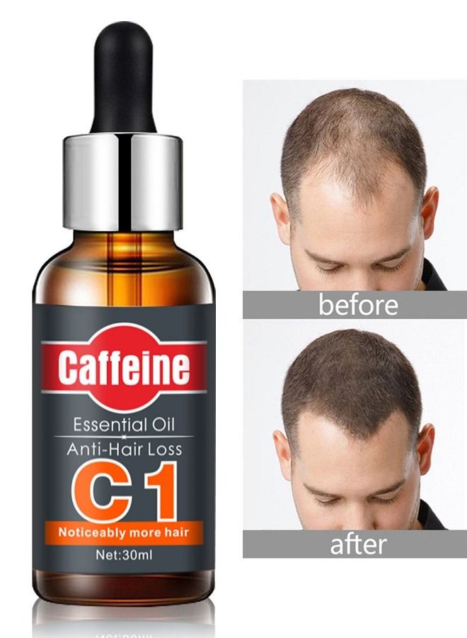 Caffeine C1 Essential Oil Anti Hair Loss, Hair Treatment,neo lotion 30ml. - Image 1