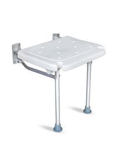 Generic Folding Shower Bench Flip-up Screw-in Bath Seat Wall Mounted ...