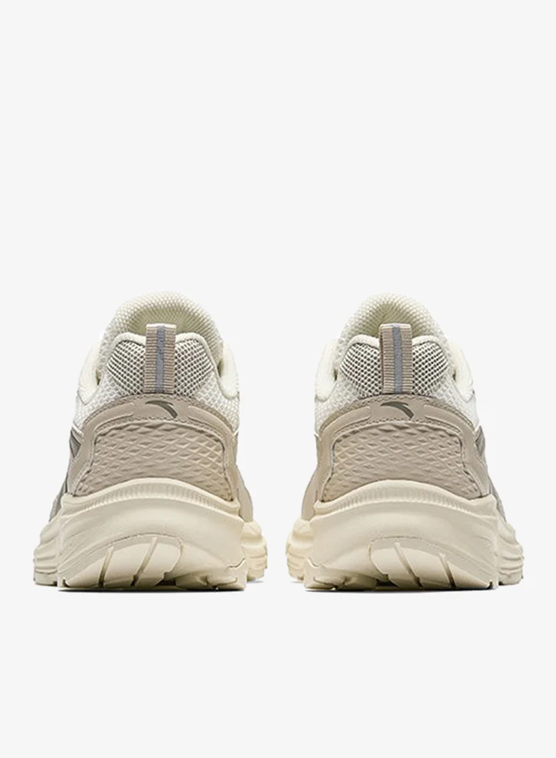 ANTA White/Grey/L. Grey AT2003 - Retro Runner Sneaker for Women | Best Price UAE