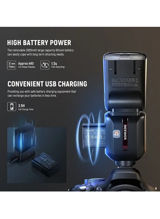 NEEWER Z880 Speedlite Flash 2.4G TTL - Canon - Image 4
