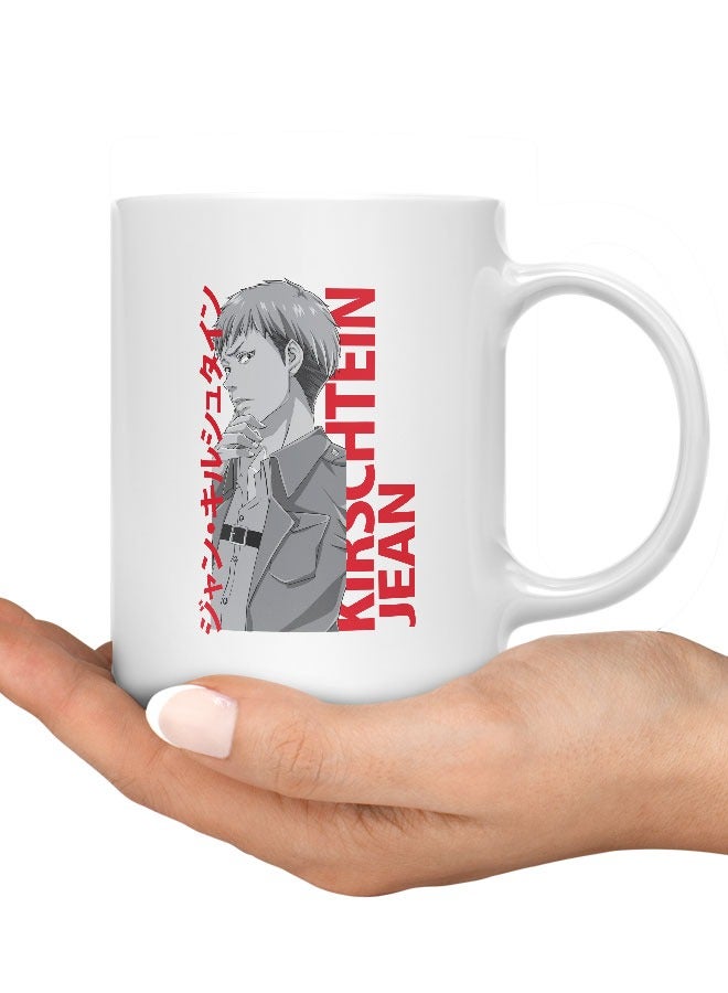 LIT Attack On Titan Mug Attack On Titan Mug for Coffee Jean Kirschtein Gift Mug Fan Cosplay Design Handsome Manga Character Anime Fan Gift - Image 1