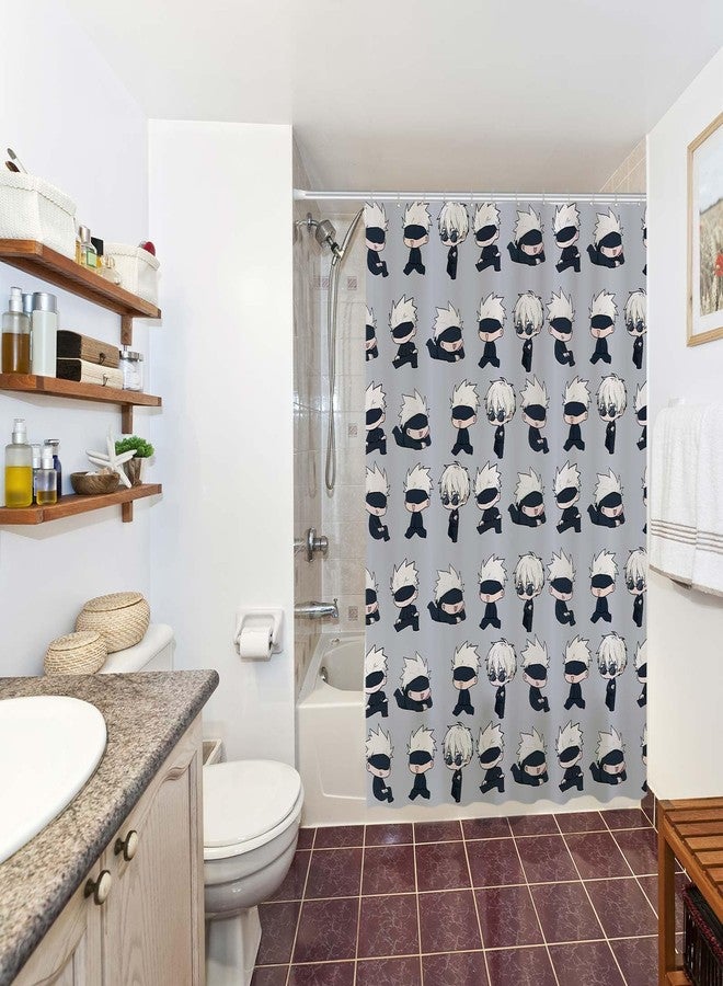 Funnytree Sorcerers Shower Curtain, Anime Bathroom Decor, Waterproof Fabric Durable Easy Care Washable, 72"X72"(Hooks Not Included) SC00230-002 - Image 5
