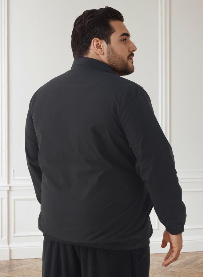 Splash FAV Men Plus Size Regular Fit Zip Through Jacket - Image 3