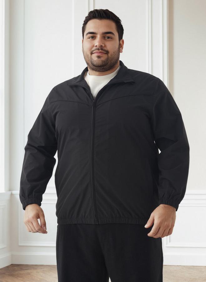 Splash FAV Men Plus Size Regular Fit Zip Through Jacket - Image 1