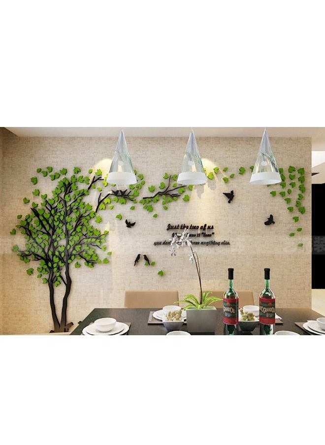Cool Baby Acrylic Couple Tree Wall Sticker 
