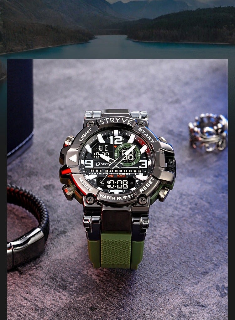 STRYVE New Sporty Colorful Luminous Digital Multifunctional Student Watch - Image 3