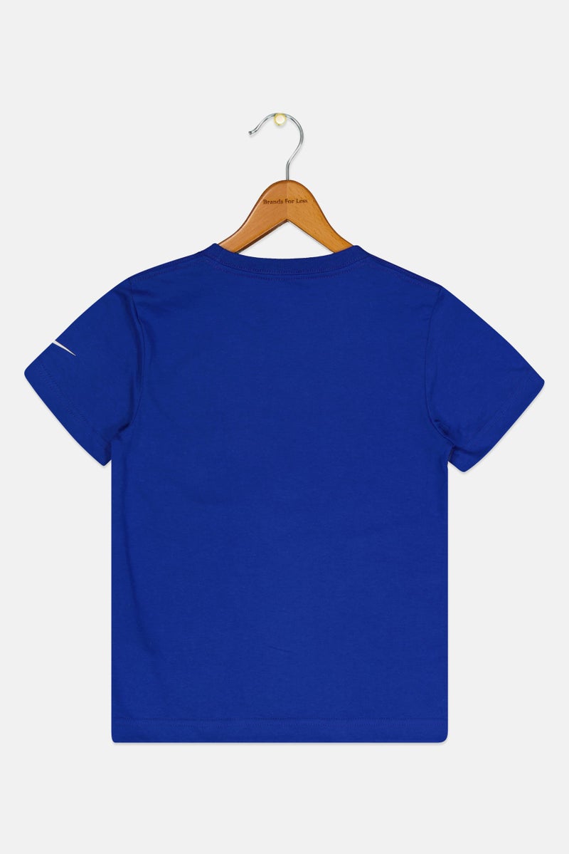 Nike 3Brand by Russell Wilson Kids Boy Graphic Print Short Sleeve T-shirt, Hyper Blue - Image 2