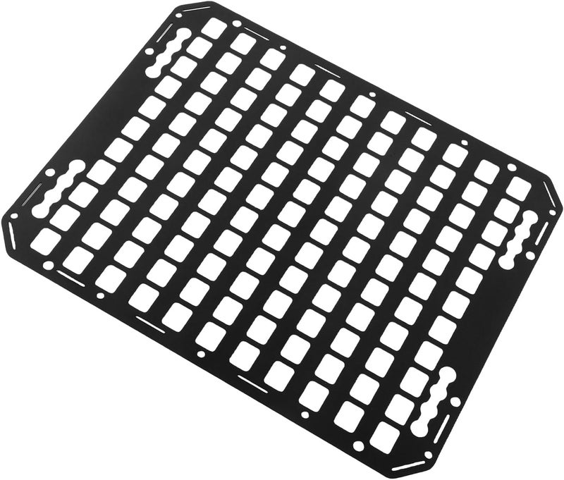 Zerodis Truck Bed Molle Panel Aluminum Modular Storage Panel Lightweight Design Versatile Hanging for Tools and Cargo Fits SUVs and Pickups - Image 5