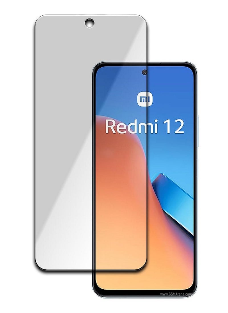 Super Tempered Glass Screen Protector Clear Designed For Xiaomi Redmi 12 Full Screen Coverage And Bubble Free - Image 1
