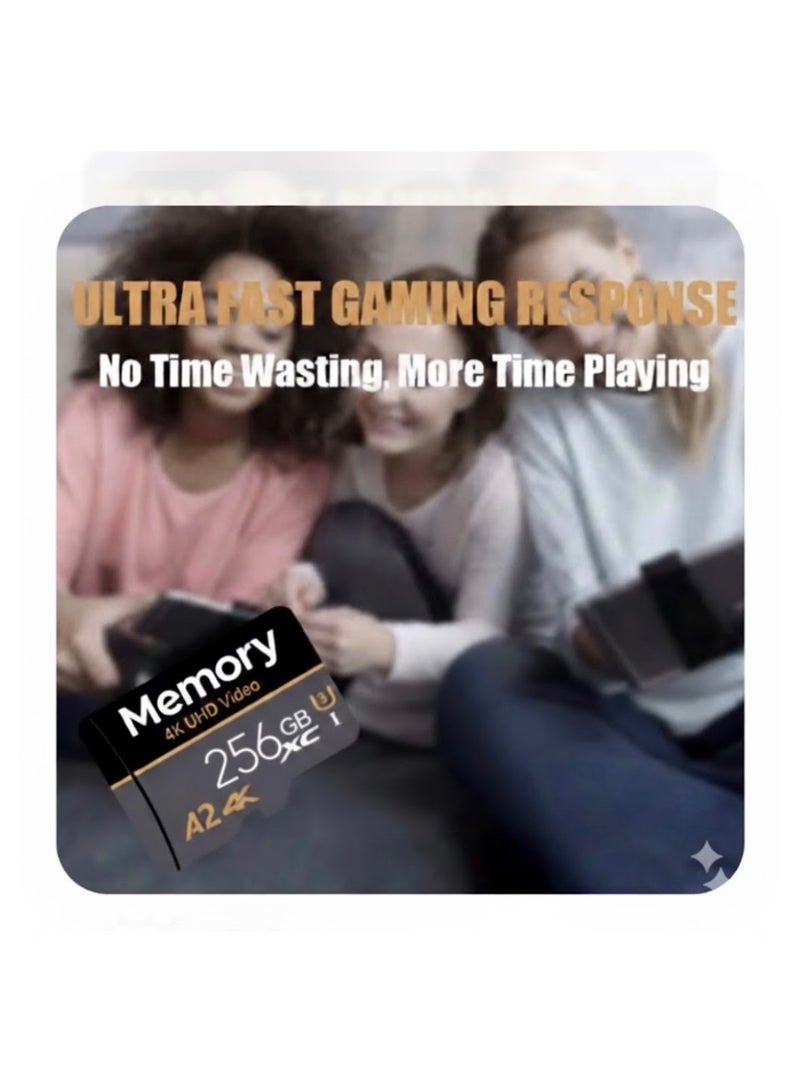 Memory Card 256GB 4K UHD Pro Plus – High Performance Storage for Mobile, Tablets, Toys, and Gaming Devices - Image 5