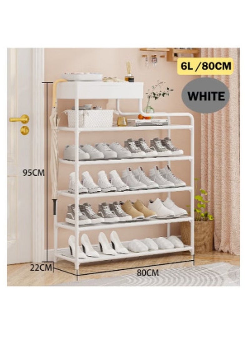 BLOOMING TIME Multifunctional home warehouse 6 layer Metal Steel Storage shelf Racks - Image 2