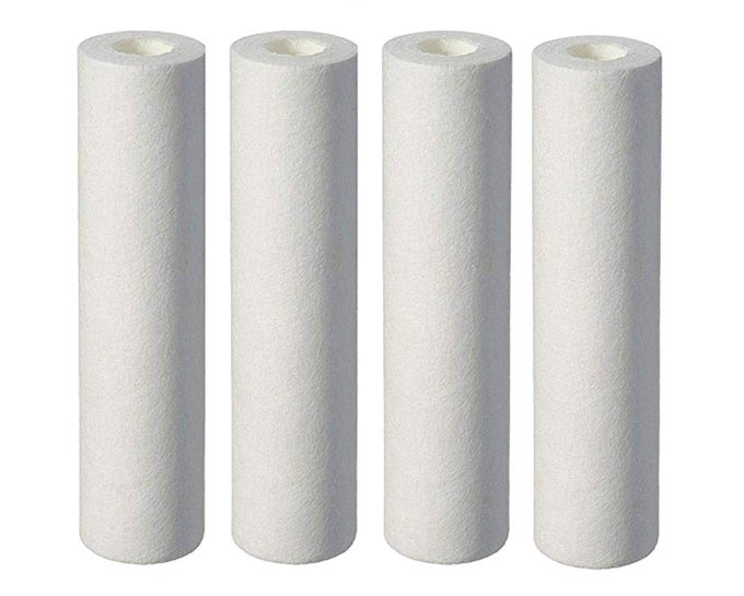5 MICRON 10 INCH PP SPUN FILTER SUITABLE ALL TYPE RO WATER PURIFIER 4 PCS
